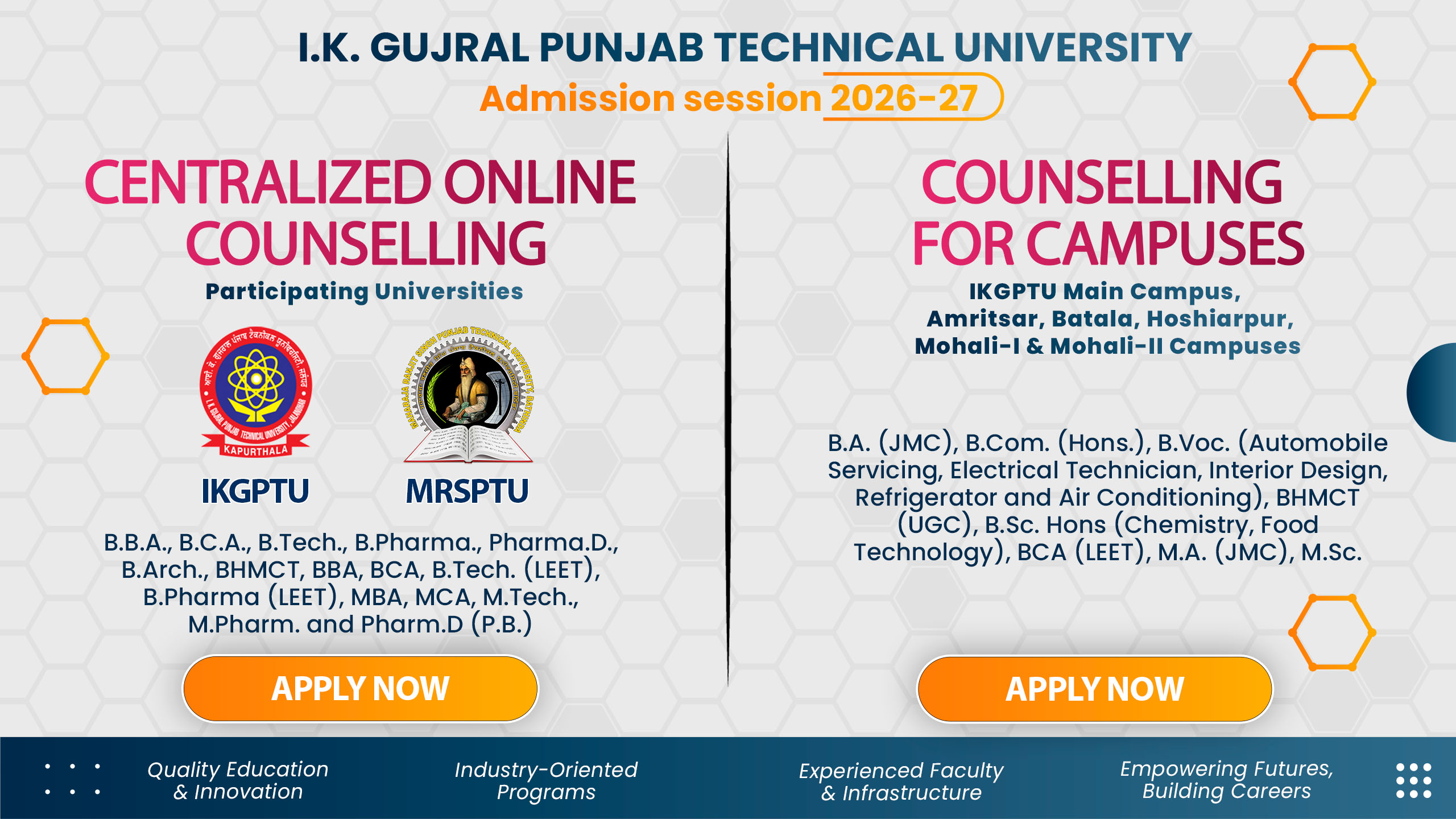 Admission Session 2026-27