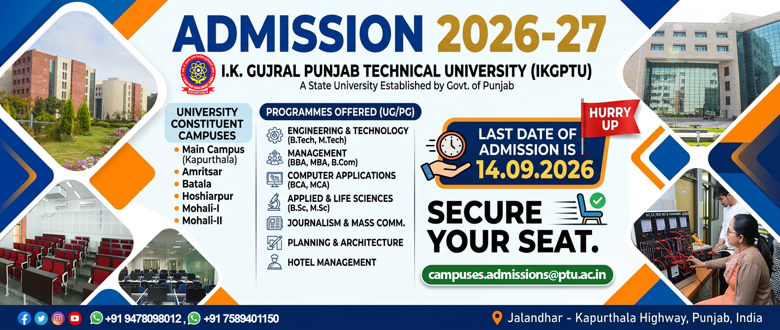 Admission Session 2026-27